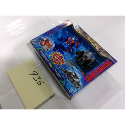 Hasbro Transformers One Optimus Prime vs Megatron 2-in-1 Set New Blue Gray