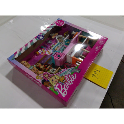 Barbie Pet Boutique Playset Kids Unisex One Size Pink New 25 Pieces & Doll