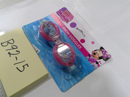 Disney Minnie Swim Goggles Kids 4+ Pink Minnie Mouse Adjustable Strap Pool