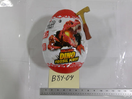 Robo Alive Volcano Dino Fossil Find T-Rex Egg Set ZURU Light Up Red Toy New