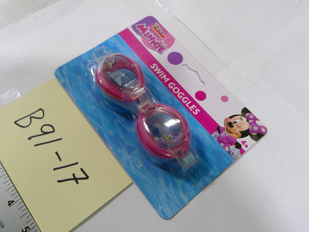 Disney Junior Minnie Swim Goggles Kids 4+ Pink Swimming Pool Water Eyewear Gear