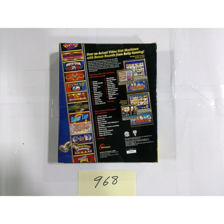 Masque Slots from Bally Gaming PC Mac Software Big Box Popeye Blondie Good 2002
