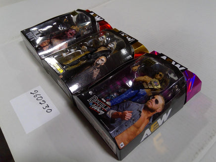 AEW PPV Limited Killswitch Darby Allin Orange Cassidy Figures Lot Jazwares