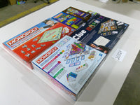Hasbro Family Board Game Lot Clue Monopoly Knock Out Builder Deal New Sealed