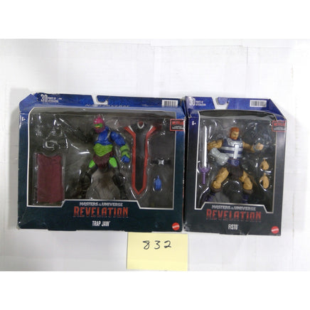 Mattel MOTU Revelation Trap Jaw Fisto Action Figure Set 7" Multicolor Good NIB