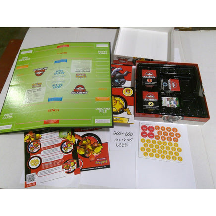 Hasbro Monopoly & Pokemon Battle Academy Board Game Bundle Kids Multi OPEN BOX