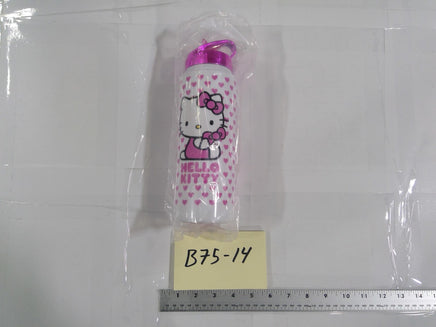 Sanrio Hello Kitty Kids Water Bottle Pink Aluminum Hearts Drink Cup Reusable