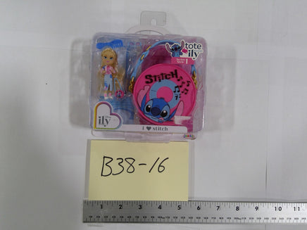 Disney Ily 4EVER Tote Ily Teenies Stitch 3in Doll Purse Series 1 New In Box Toy