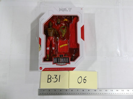 WWE Ultimate Edition Mr. T Action Figure 6in Mattel Red Pants Shirt Wrestling