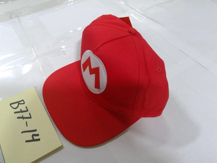 Nintendo Super Mario Hat Cap Baseball Fitted Mens One Size Red Geek Gamer