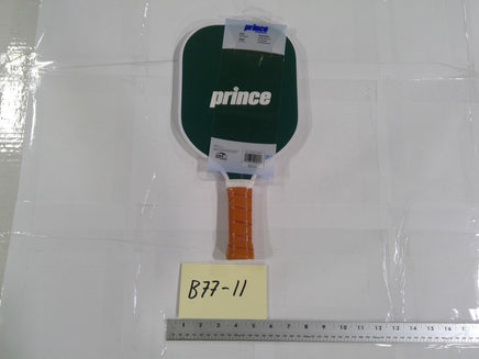 Prince 13MM Pickleball Paddle USA Approved Green Blue Geometric Grip Design