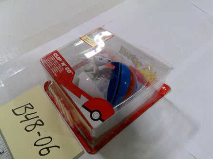 Pokemon Lola Clip 'N' Go Great Ball Action Figure Jazwares Toy White Blue