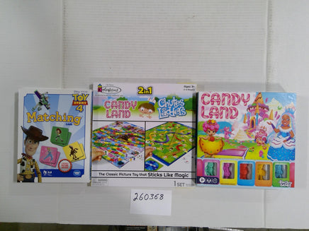 Toy Story 4 Matching Candy Land Chutes Ladders Kids Family Game Lot 3 New Sealed