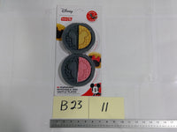 Disney Dash Mickey & Minnie Removable Mini Waffle Plates Set Of 2 Gray Metal