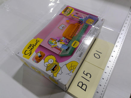 The Simpsons Living Room Diorama Playset Homer JAKKS Pacific Boxed Toy 4+