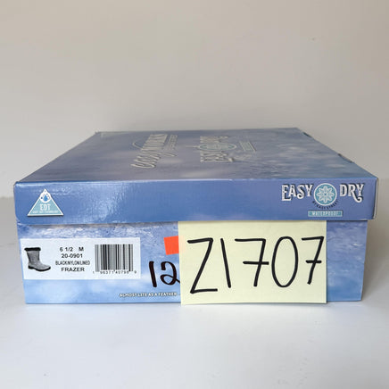 Easy Works Frazer Boots Womens 6.5 Black Waterproof Faux Fur Side Zip 20-0901