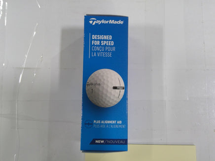 TaylorMade Distance+ Golf Balls 3 Pack Sleeve White Ionomer Cover Long Distance