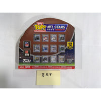 Funko Bitty Pop NFL Stars Series 1 12 Pack Multi New Good Condition Box Wear