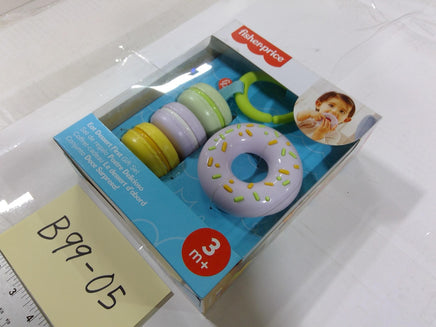Fisher-Price Eat Dessert First Gift Set Baby Teether Rattle 3m+ Girl Multi GXV83