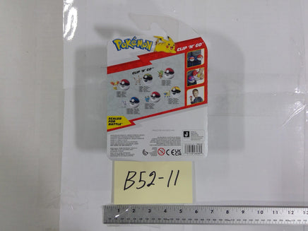 Pokémon Clip 'N' Go Key Figure With Green Poké Ball Action Figure Jazwares Toy