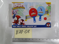 Marvel Spidey And His Amazing Friends Mini Table Tennis Tabletop Set 3+ New Toy