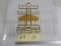 Brightroom Gold Metal Countertop Wine Rack 6 Bottle Holder Bar Storage Stand