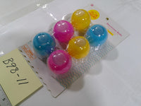 Sun Squad Hurricane Balls 6pk Kids Outdoor Toss Pool Toy Ages 3+ New Multicolor