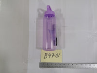 Sanrio Kuromi Water Bottle Purple Plastic Kids Drink Cup With Lid Reusable