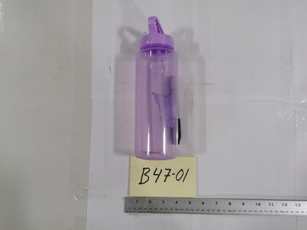 Sanrio Kuromi Water Bottle Purple Plastic Kids Drink Cup With Lid Reusable