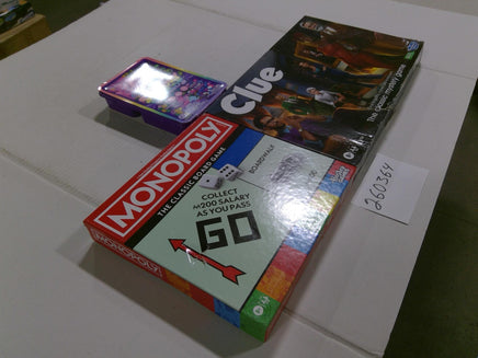 Hasbro Family Board Game Lot Monopoly Clue Slimygloop Sensory New Sealed