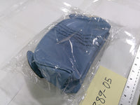 Disney Stitch Clutch Bag Womens Small Blue Canvas Character Face Zip Pouch