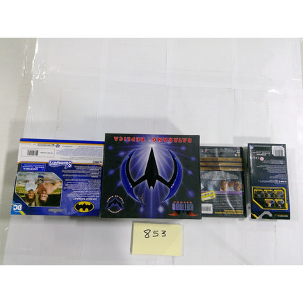 DC Batman Lot Batarang Replica Air Boat Figure DVD Set Black Good Condition