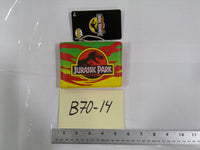 Jurassic Park Wallet Mens Bifold Multicolor Dilophosaurus Faux Leather Movie