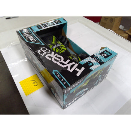 Hyper Toy Co Drift Truck RC Vehicle 1:10 Green Excellent 4x4 All Terrain 12Mph