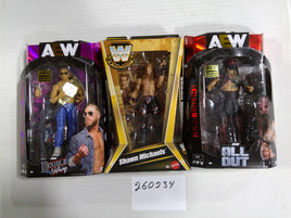 AEW WWE Shawn Michaels Orange Cassidy Killswitch Figure Lot 3 Mattel New