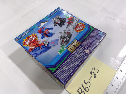 Transformers One Optimus Prime Orion Pax Vs Megatron D-16 Figure Set Hasbro Toy