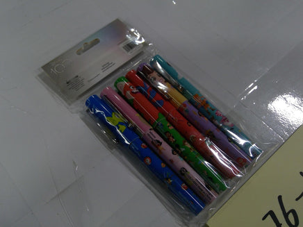 Disney 100 Kids Pens 6 Pack Multicolor Character Print School Writing Supplies
