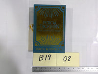 Percy Jackson Olympians Lightning Thief Rick Riordan Teal HC Slipcase YA Fantasy