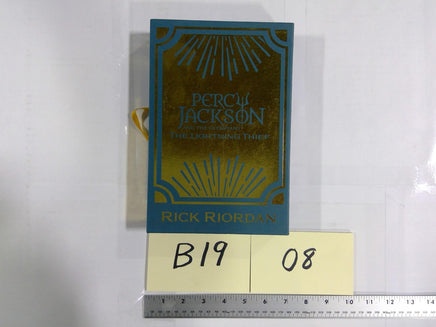 Percy Jackson Olympians Lightning Thief Rick Riordan Teal HC Slipcase YA Fantasy