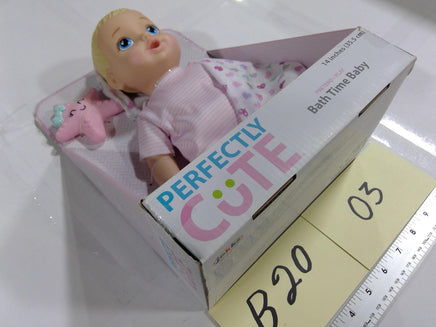 Perfectly Cute Bath Time Baby 14in Baby Doll Towel Set New In Box Pretend Play