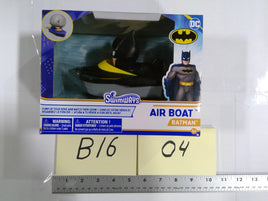 DC Batman SwimWays Air Boat Pool Toy Kids 4+ Bath Water Play Black New Toy