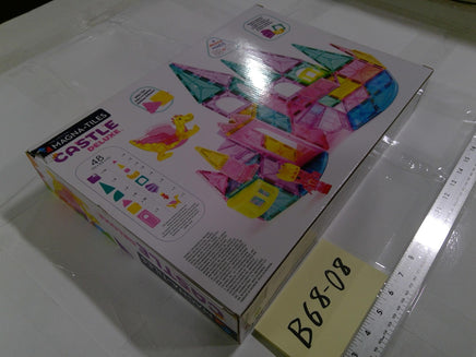 Magna-Tiles Castledlx MicroMags 48 Piece Castle Magnetic Building Set 3+ New