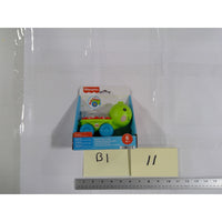 Fisher-Price Poppity Pop Turtle Unisex One Size Green New Push Toy Sensory