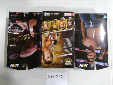 AEW WWE Shawn Michaels Orange Cassidy Killswitch Figure Lot 3 Mattel New
