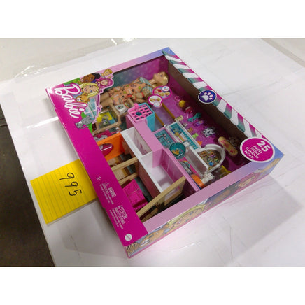 Barbie Pet Boutique Playset Kids Unisex One Size Pink New 25 Pieces & Doll
