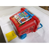 Melissa & Doug Fill & Roll Grocery Basket Kids Unisex OS Red New 11-Piece Set