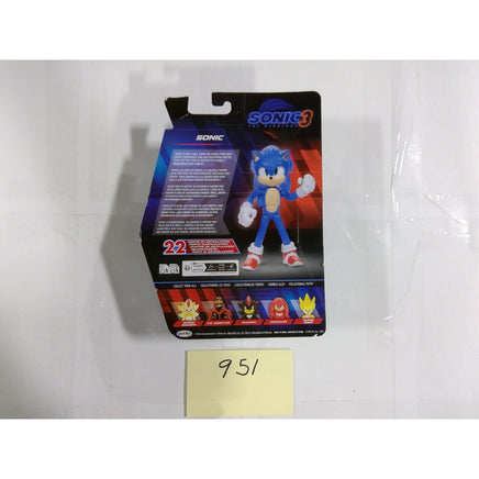 Jakks Sonic the Hedgehog 3 Action Figure Kids 5 Inch Blue New 22 Articulation