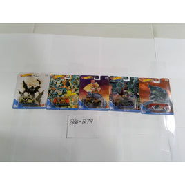 Hot Wheels Premium DC Batman Set Kids 1:64 Multicolor NEW Real Riders 5-Car Lot