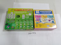 Crayola Buffalo Critter Creator Fossil Kit Dominoes Mexican Train Lot New Sealed