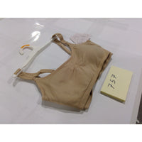 Auden Nursing Pumping Bra Women Medium Tan New Seamless Adjustable Straps